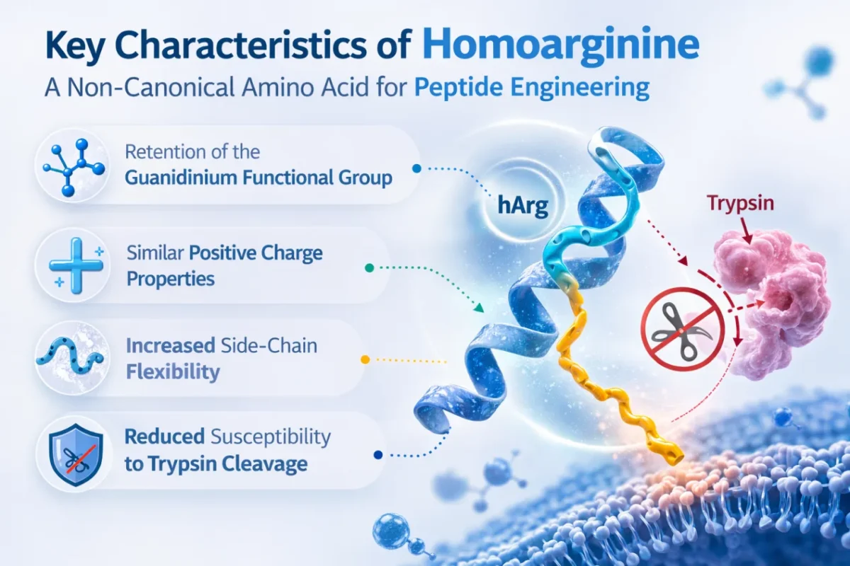 Homoarginine Substitution in Antimicrobial Peptides