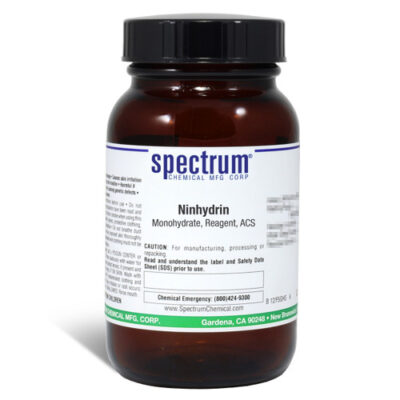 Ninhydrin, Monohydrate, Reagent, ACS Grade, 100g